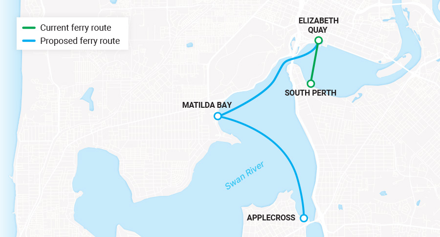 Ferry Service Expansion Map